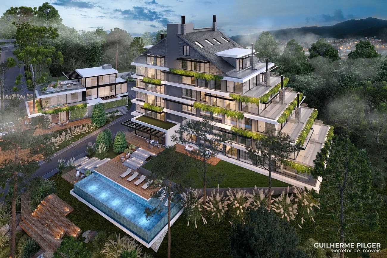 Apartamento no Residencial Riserva Lago Negro em Gramado — foto 1