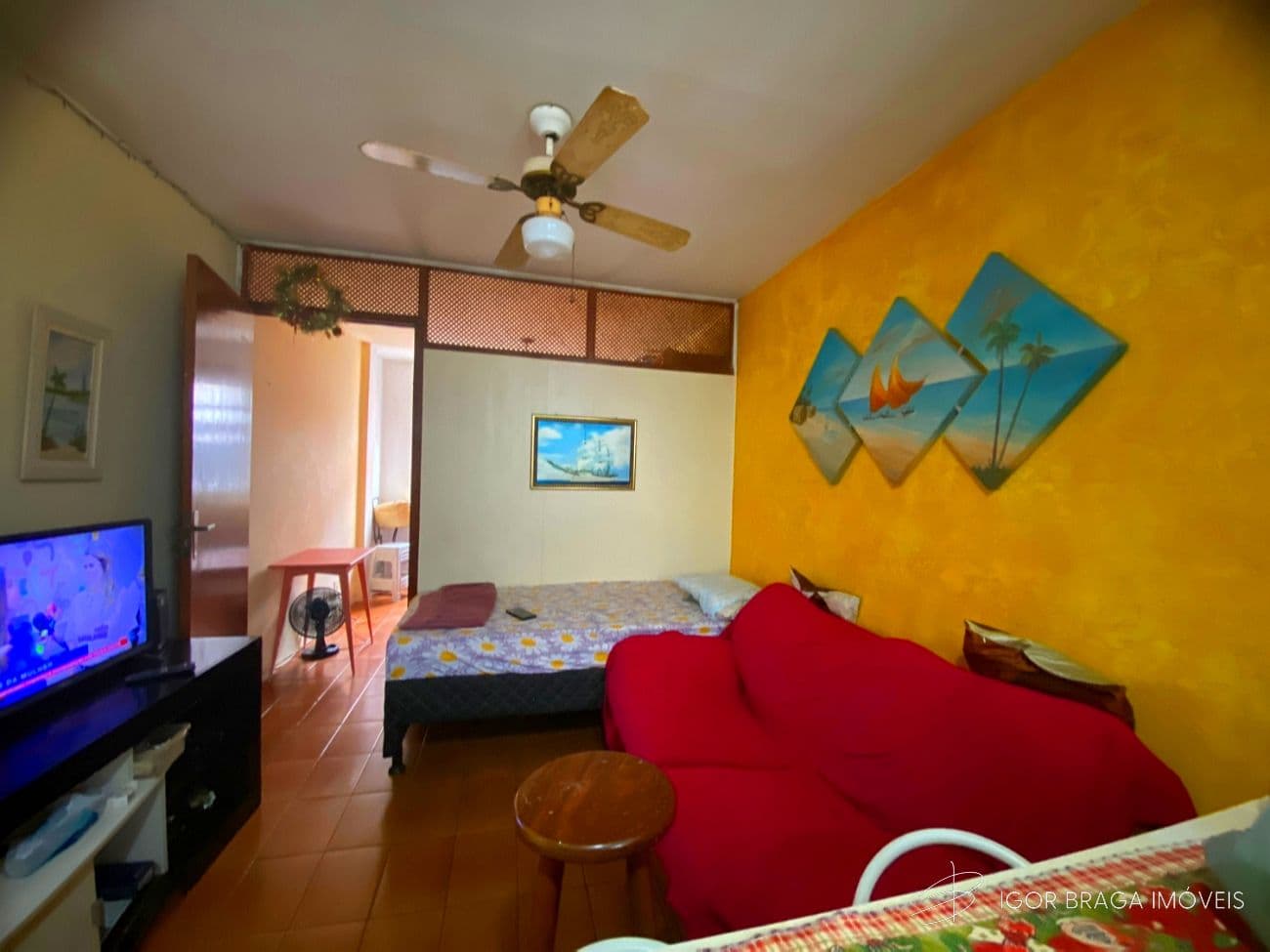 BELISSÍMA KITNET,  À 280M DO MAR — foto 1