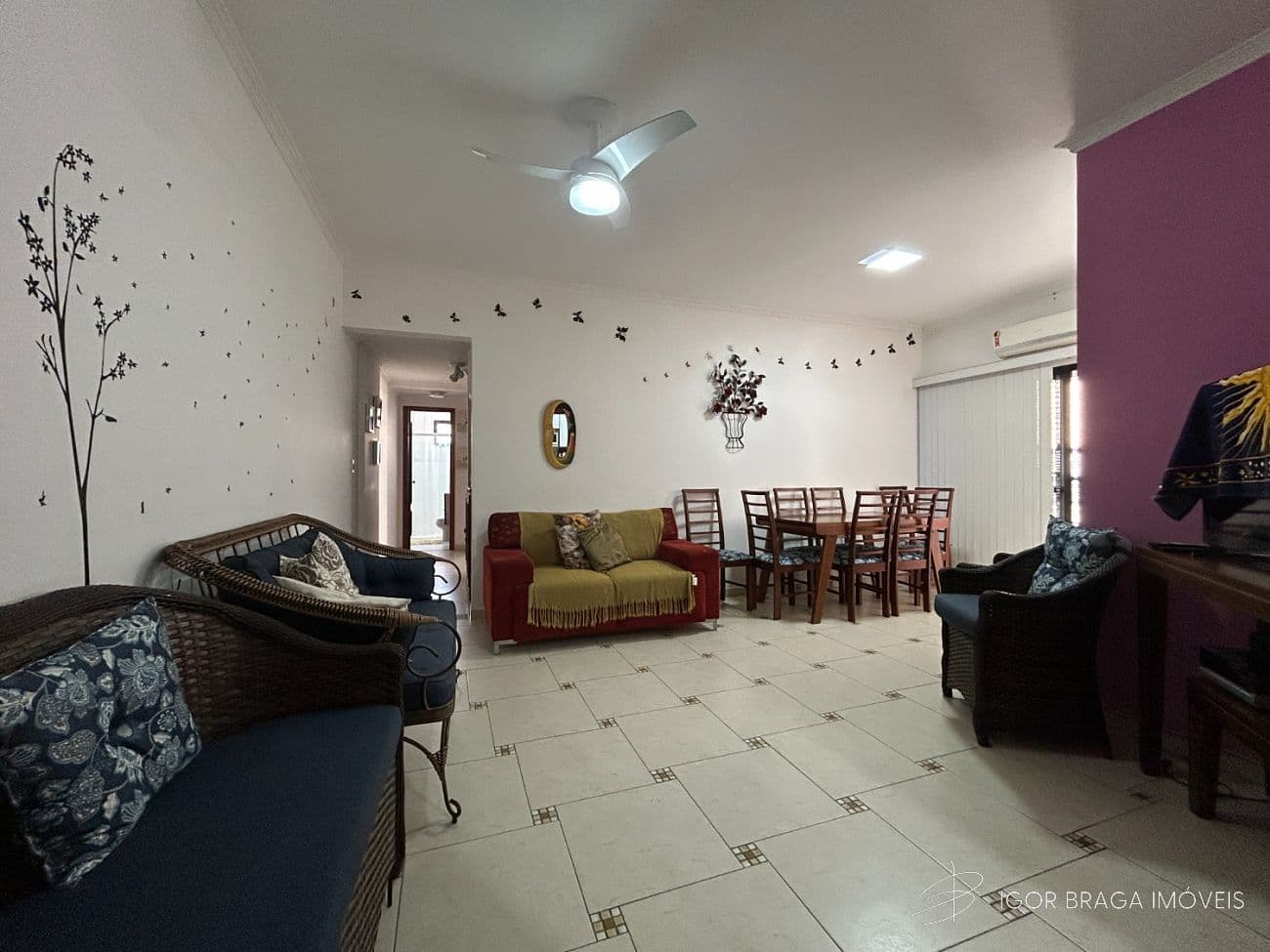 BELÍSSIMO APARTAMENTO, AMPLO E À 210M DO MAR — foto 1