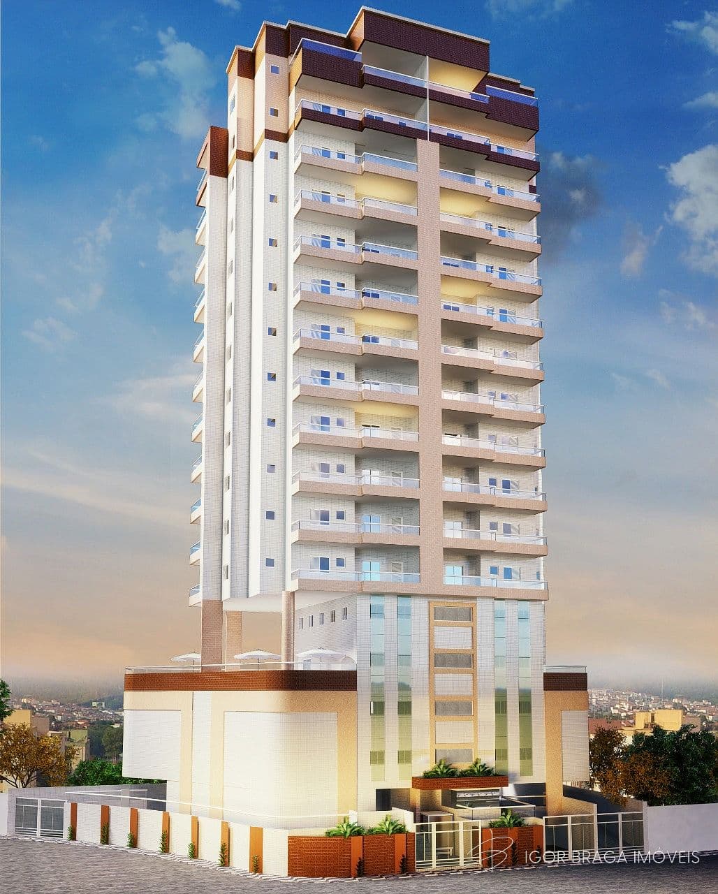 EXCELENTE APARTAMENTO, À 300M DO MAR E LAZER COMPLETO — foto 1