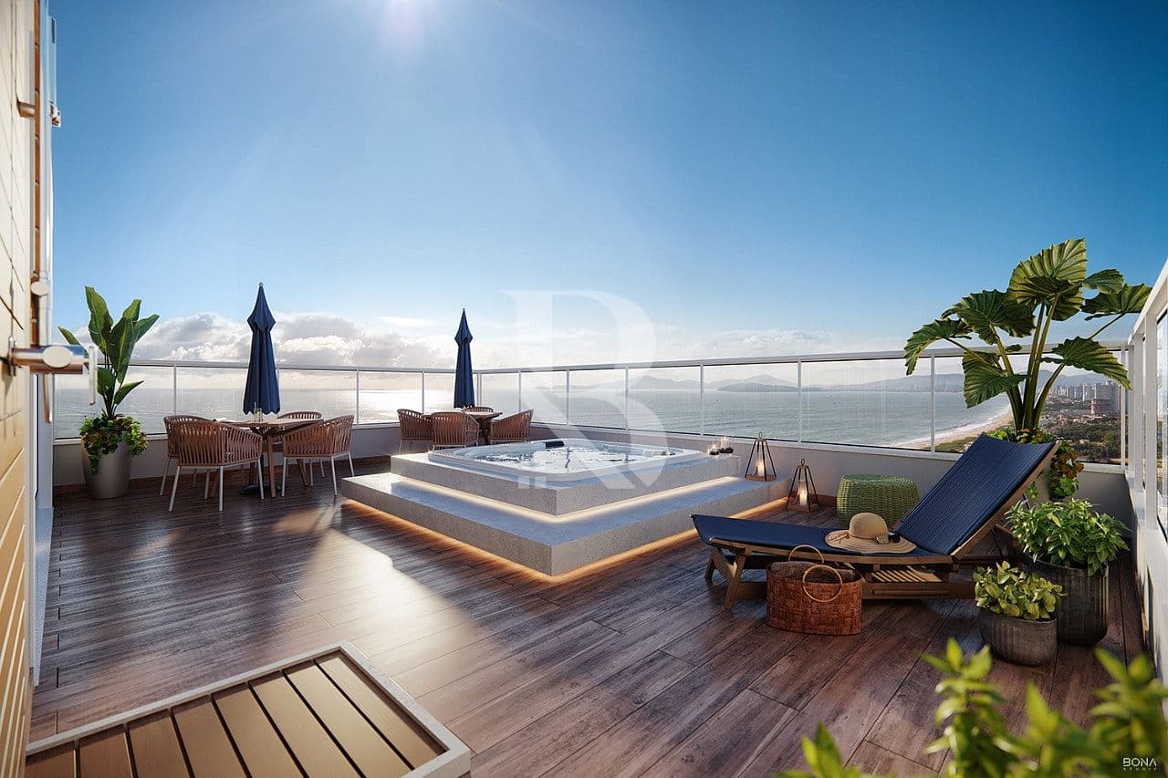 Com 4 suítes apartamento frente mar a venda em Balneário Piçarras - SC — foto 1