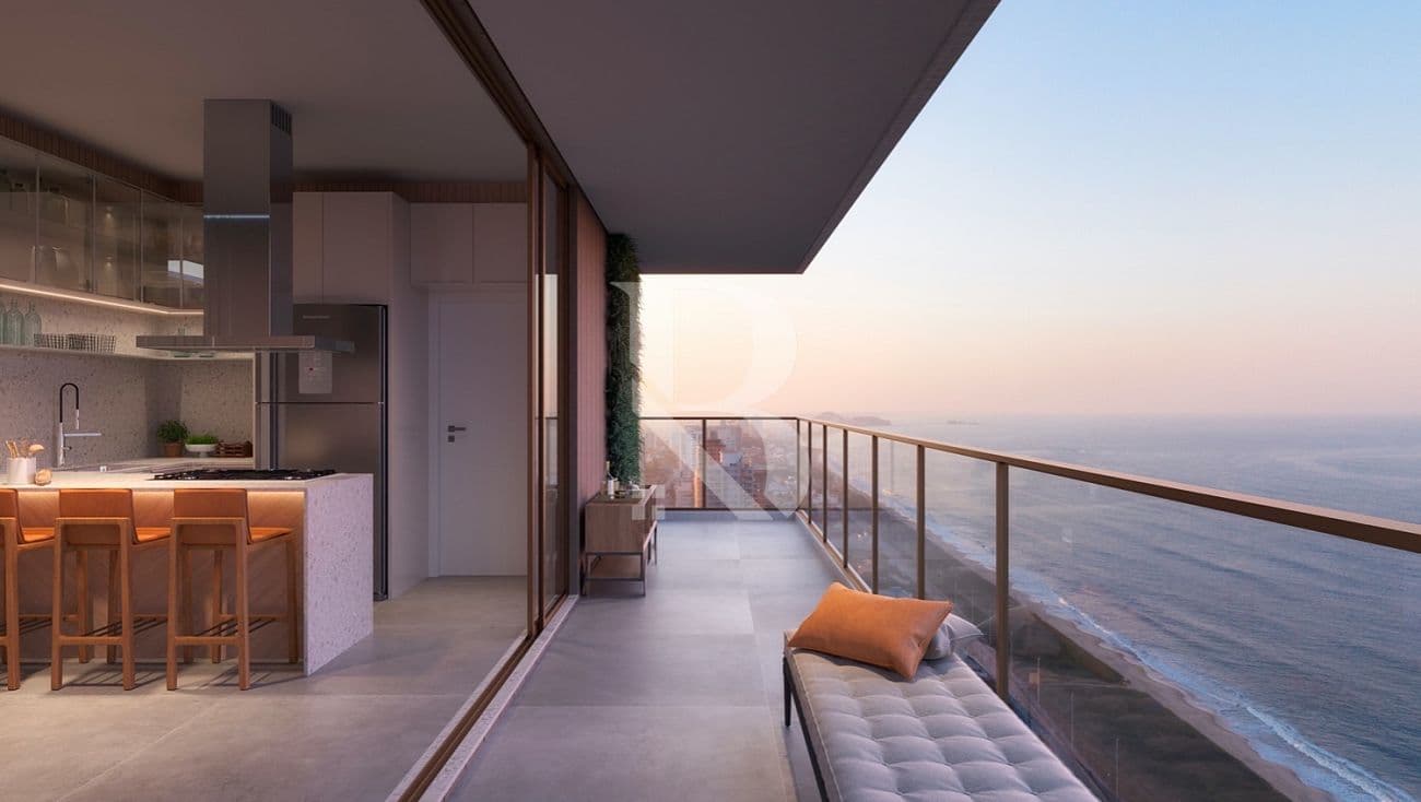 3 Quartos. Terrace Residence Frechal. Apartamento frente mar a venda Balneário Piçarras - SC — foto 1