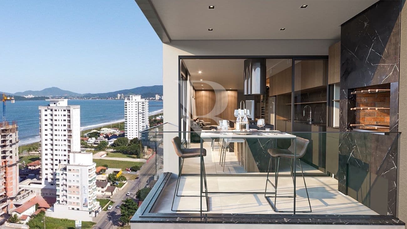 Com 3 quartos. Lê Vittá. Apartamento a venda Balneário Piçarras SC — foto 1