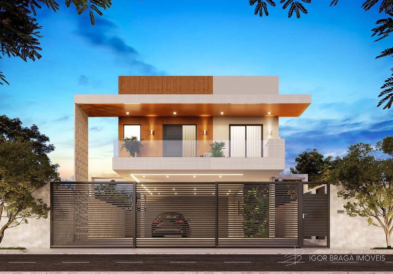 BELÍSSIMA CASA EM CONDOMÍNIO, À 400M DO MAR — foto 1