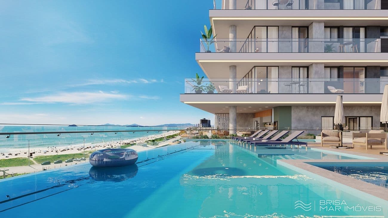 3 suítes, frente mar perene, piscina, alto padrão Tauf em Balneário Piçarras — foto 1