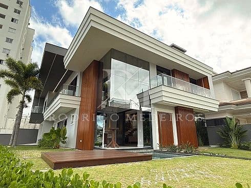 Casa em condomínio com piscina e 5 suítes na Pedra Branca, Palhoça — foto 1