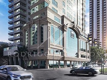 Apartamento com 4 suítes e vista frontal para o mar na Meia Praia, Itapema — foto 1